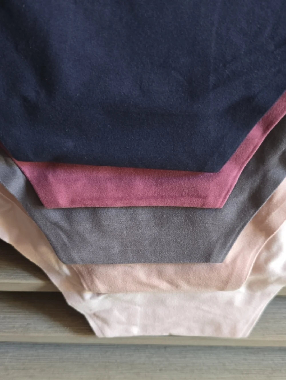 sophie b. Lace-Trim Bikini Panties in Blush, Navy, Mauve, Gray, Cream